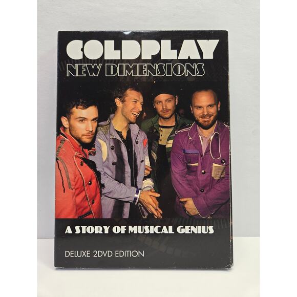 RARE OOP COLDPLAY NEW DIMENSIONS DELUXE 2 DISC DOCUMENTARY FILM DVD 2011 - Picture 1 of 3